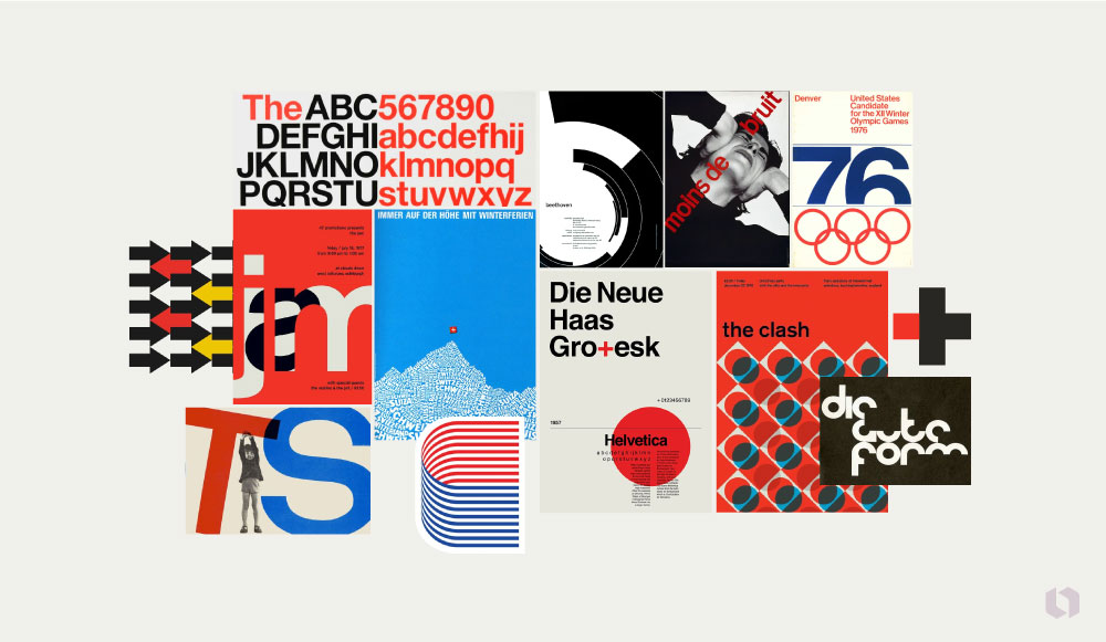 Swiss visual style examples